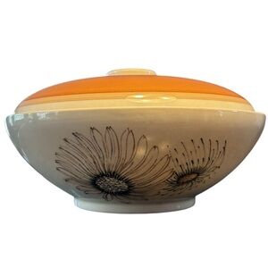 Vintage Susie Cooper covered‎ vegetable dish Lid Sienna Pastel England MCM READ